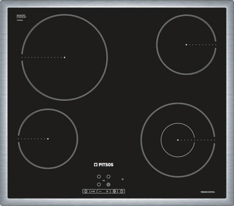 Κεραμική Εστία Αυτόνομη 58.3x51.3cm Pitsos CRS645T06 