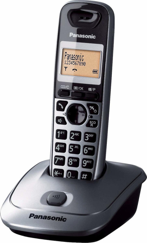 Panasonic KX-TG2511GRM Ασύρματο Τηλέφωνο με ανοιχτή ακρόαση Metallic Gray