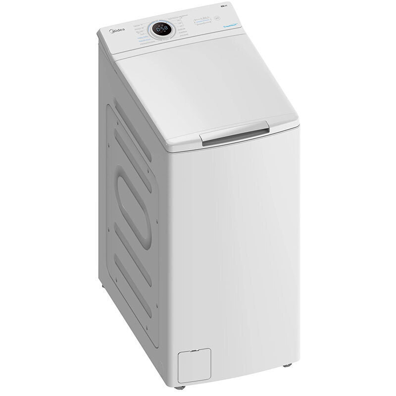 Midea Πλυντήριο Ρούχων Άνω Φόρτωσης 7kg με Ατμό 1200 Στροφών MF100T70B/W-GR 3 Έτη εγγύηση