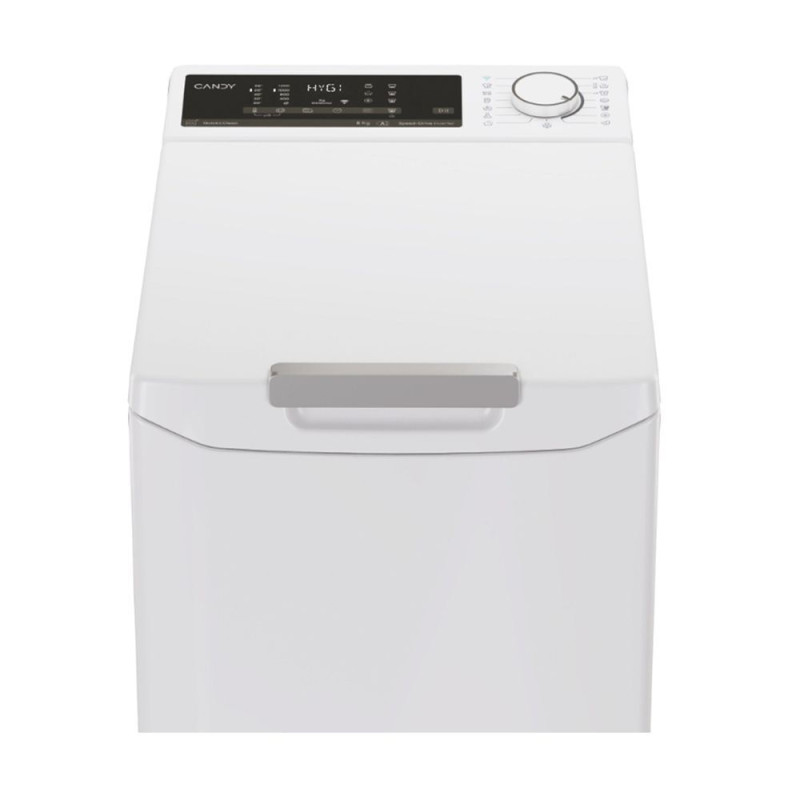 Candy Πλυντήριο Ρούχων Άνω Φόρτωσης 8kg 1200 Στροφών AI Weight Sense TCA284TM5-S ENERGY CLASS A