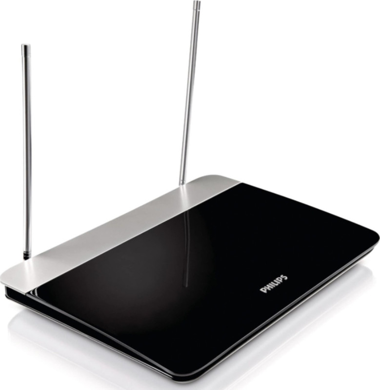 PHILIPS ψηφιακή κεραία τηλεόρασης SDV6227/12, HDTV DVB-T/T2, 47dB, 4K