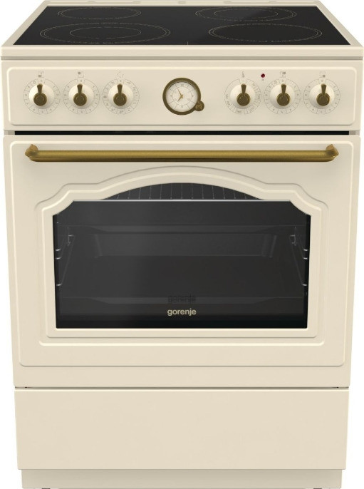 Retro Κουζίνα 71lt με Εστίες Κεραμικές Gorenje ECS6250CLI Εγγύηση 4 Έτη
