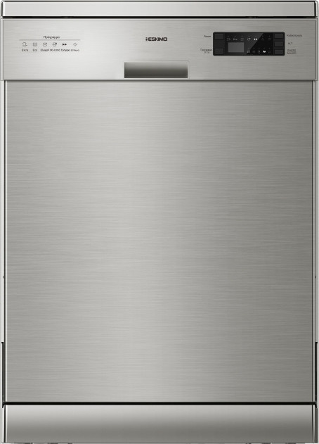 Πλυντήριο Πιάτων Ελεύθερο Eskimo ES DW14F600IN 60cm Inox Εγγύηση 4 Έτη