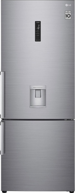 Ψυγειοκαταψύκτης 461lt NoFrost Inox Υ185xΠ70.5xΒ74εκ LG GBF567PZCMB 