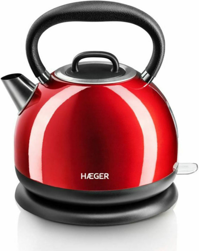 Haeger EK-22R.021A Βραστήρας 1.7lt 2200W Κόκκινος