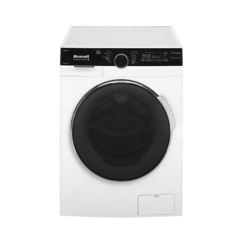 Brandt WFB126QWG Πλυντήριο Ρούχων 12kg με Ατμό 1400 Στροφών