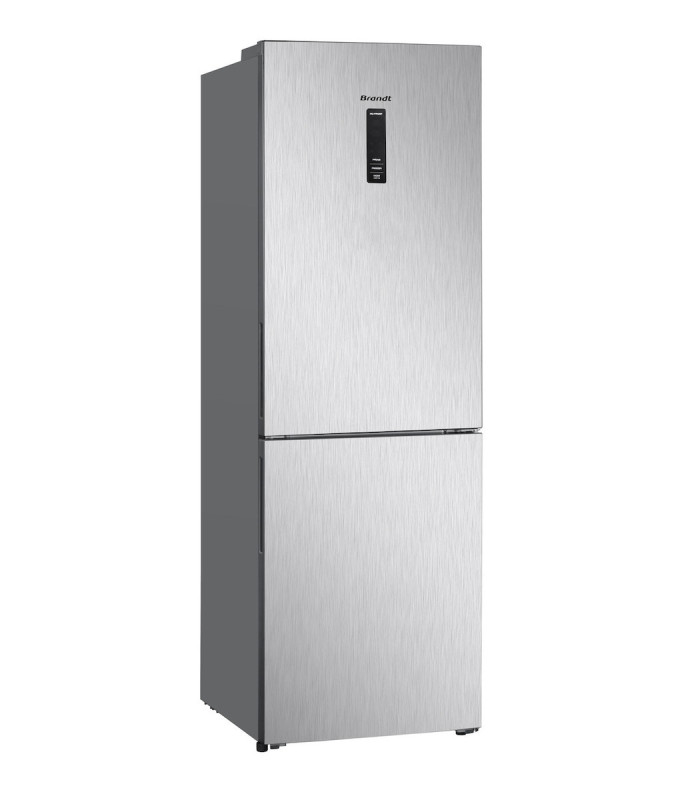 Brandt BFC8630NX Ψυγειοκαταψύκτης 323lt NoFrost Υ185xΠ60xΒ68.5εκ. Inox