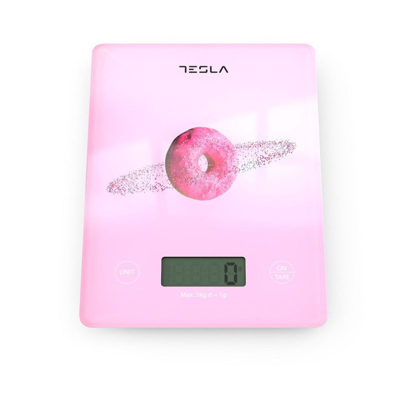 Tesla KS101P Ψηφιακή Ζυγαριά Κουζίνας 1gr/5kg Ροζ