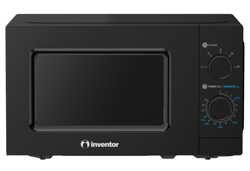 Φούρνος Μικροκυμάτων Inventor MWO-20LB Μαύρο Εγγύηση 3 Έτη