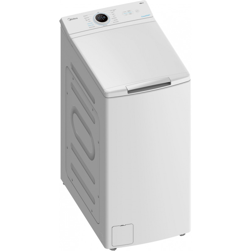 Midea Πλυντήριο Ρούχων Άνω Φόρτωσης 8kg 1300 Στροφών MF100T80B/W-GR Εγγύηση 3 Έτη