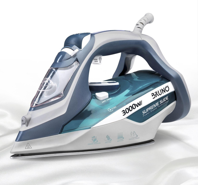 Bruno Σίδερο Ατμού 3000W με Κεραμική Πλάκα BRN-0146