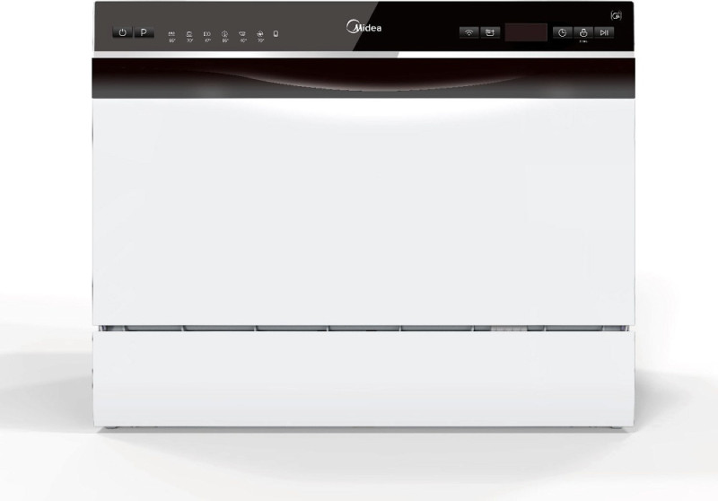 Midea MTD55S400W Πλυντήριο Πιάτων Πάγκου για 6 Σερβίτσια Π55xY43.8εκ. Λευκό Εγγύηση 3 Έτη