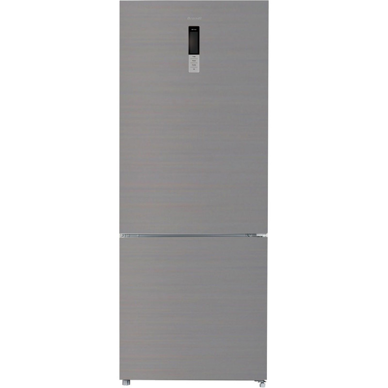 Ψυγειοκαταψύκτης NoFrost Brandt BFC8570NX Υ185.5xΠ70.3xΒ70.3εκ. Inox