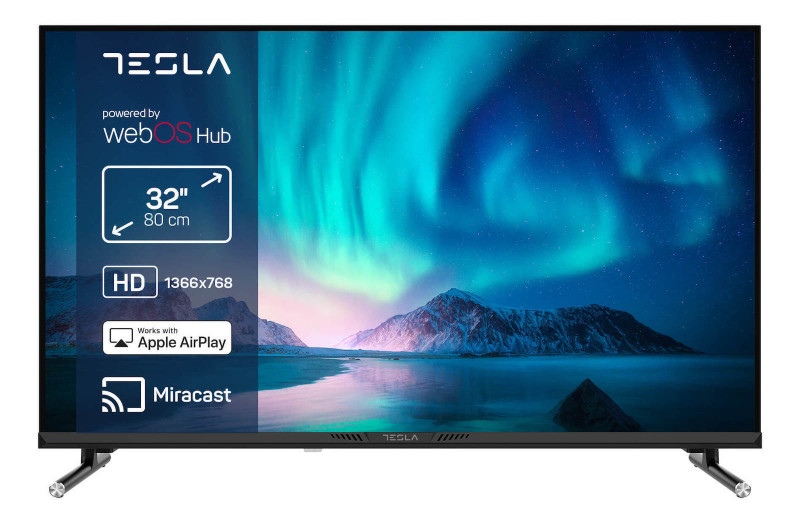 TV Tesla 32E645BHW 32'' Smart HD Εγγύηση 3 Έτη