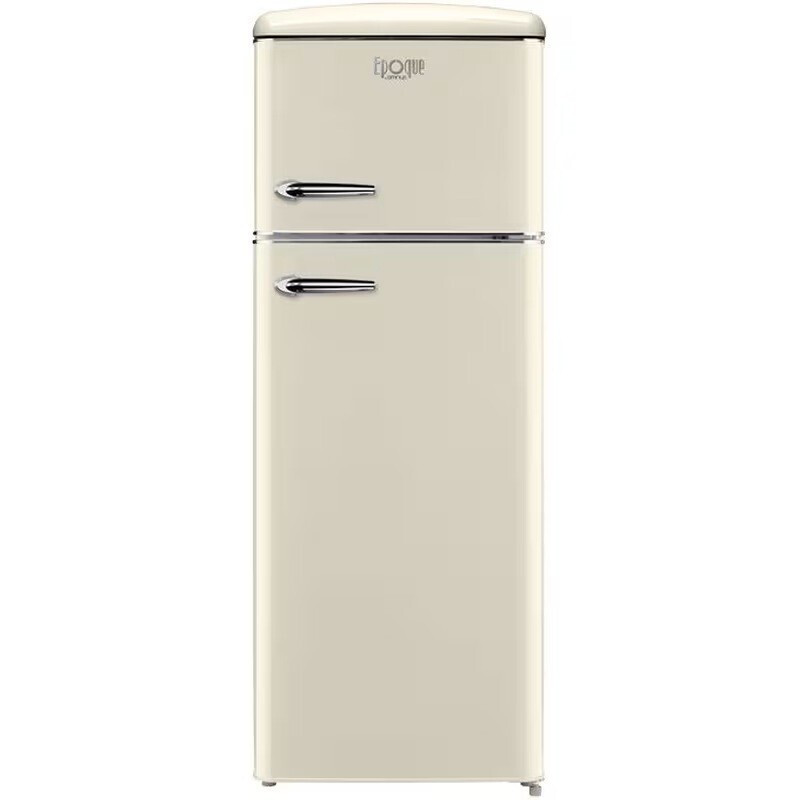Omnys Retro Ψυγείο Δίπορτο 206lt Υ141.4xΠ55xΒ57εκ. Μπεζ WNT-EPQ10825C Εγγύηση 5 Έτη