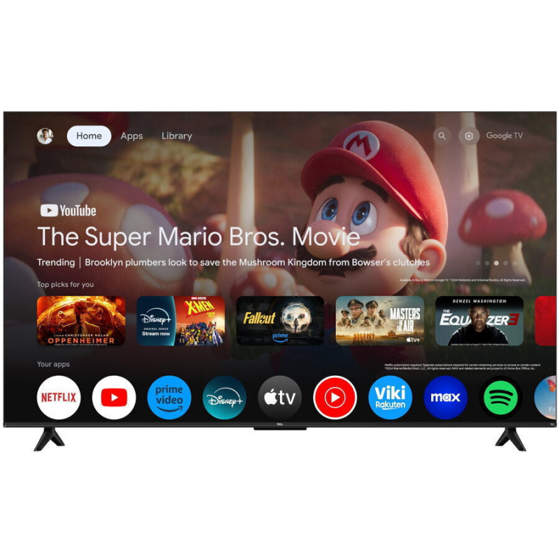TCL Smart Τηλεόραση 65" 4K UHD QLED 65T69C HDR (2025) 
