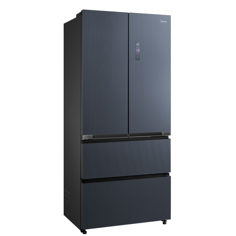 Midea Ψυγείο Ντουλάπα 515lt Total NoFrost Υ191xΠ83.3xΒ60εκ. Γκρι MDRF705BIE70 Εγγύηση 3 Έτη 