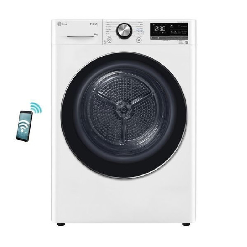 Στεγνωτήριο Ρούχων LG RH80V9AV2N 8 kg C