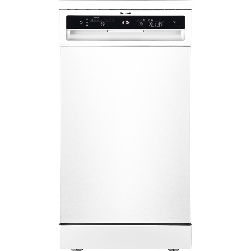 Brandt BDF3024DW Ελεύθερο Πλυντήριο Πιάτων για 10 Σερβίτσια Π44.8xY84.5εκ. Λευκό