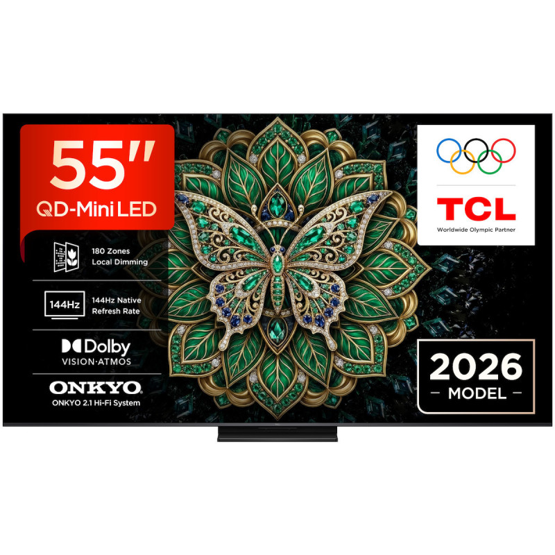 TCL Smart Τηλεόραση 55" 4K UHD QD-Mini LED C6K Pro HDR (2026) 55C6K Pro 