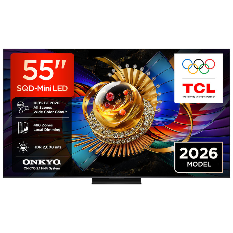 TCL Smart Τηλεόραση 55" 4K UHD SQD-Mini LED Q7D Pro HDR (2026) 55Q7D Pro 