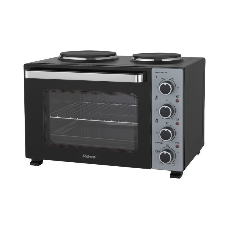 Primo 400589 Ηλεκτρικό Κουζινάκι 35lt με 2 Εστίες Μαύρο