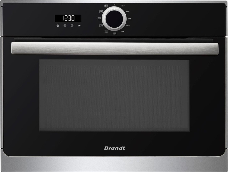Εντοιχιζόμενος Φούρνος Μικροκυμάτων 40lt Inox Brandt BKS6135X
