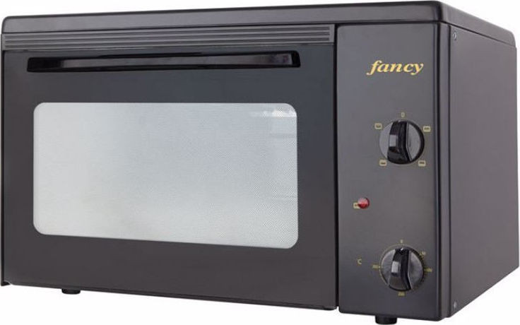 Ηλεκτρικό φουρνάκι Fancy 0218 με φώς Μαύρο