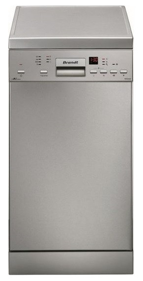 Brandt DFS1010X Ελεύθερο Πλυντήριο Πιάτων για 10 Σερβίτσια Π44.8xY84.5εκ. Inox