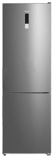 Ψυγειοκαταψύκτης 310lt Full No Frost Υ188xΠ59.5xΒ63cm Inox Midea MDRB424FGE02OE Εγγύηση 3 Έτη
