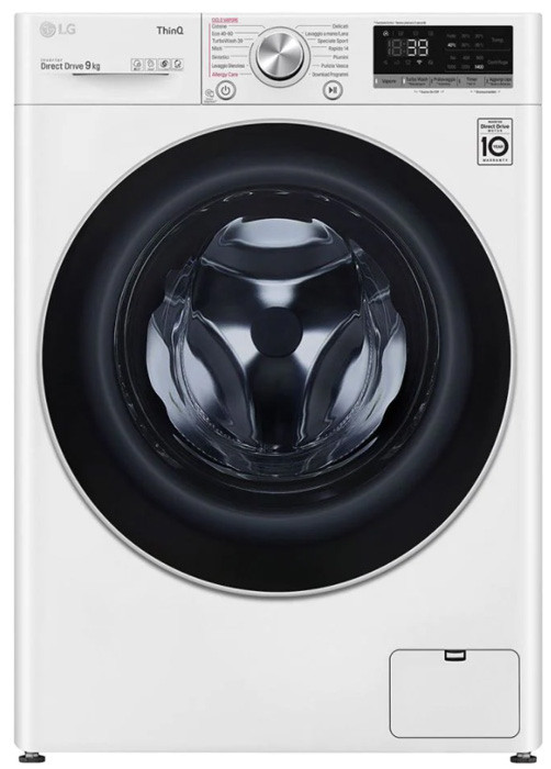 Πλυντήριο Ρούχων LG F4WV709S1E 9 kg A Turbo Wash 39'