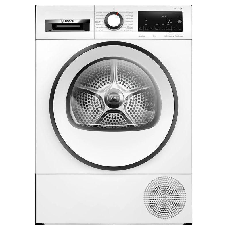 Bosch WQG24509GR Στεγνωτήριο 9kg A++ με Αντλία Θερμότητας Εγγύηση PLUS 5 Έτη