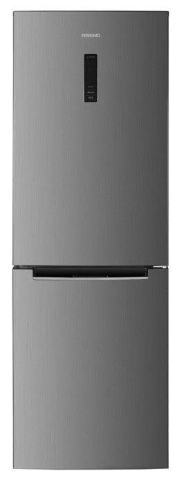 Ψυγειοκαταψύκτης Eskimo ES RBF320E185IN Inox Εγγύηση 4 Έτη