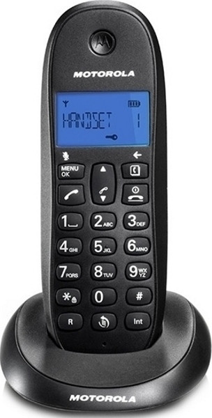 Ασύρματο Τηλέφωνο Motorola C1001LB Black 