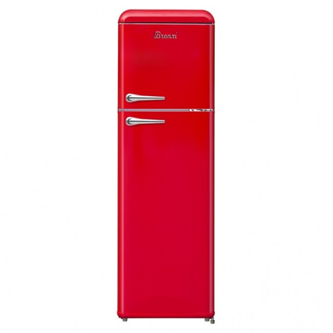 Ψυγείο Δίπορτο Ρετρό BRONXI BX-1790 RD (Κόκκινο)