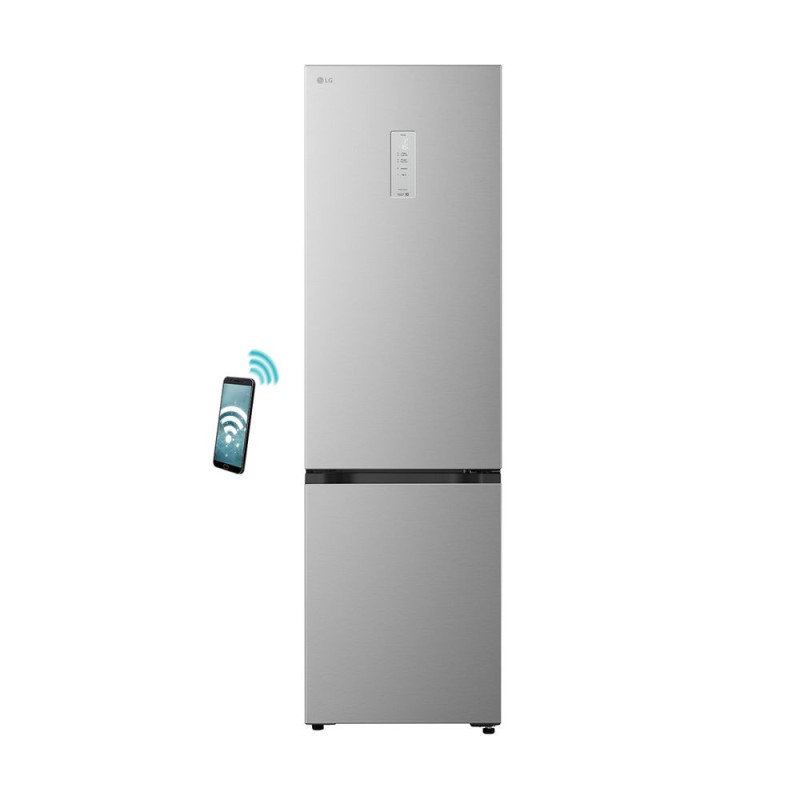 LG GBBSJ21EPY Ψυγειοκαταψύκτης Ασημί
