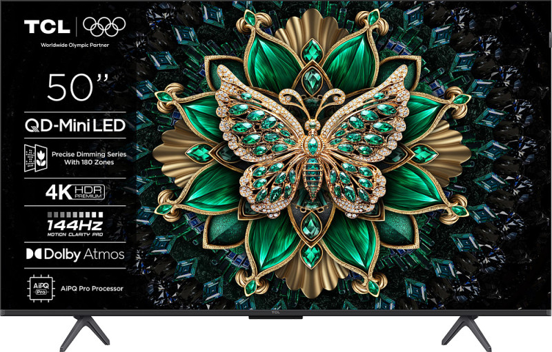 TV TCL 50C6K 50'' Smart 4K QLED 144 Hz