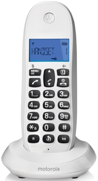 Ασύρματο Τηλέφωνο Motorola C1001LB White