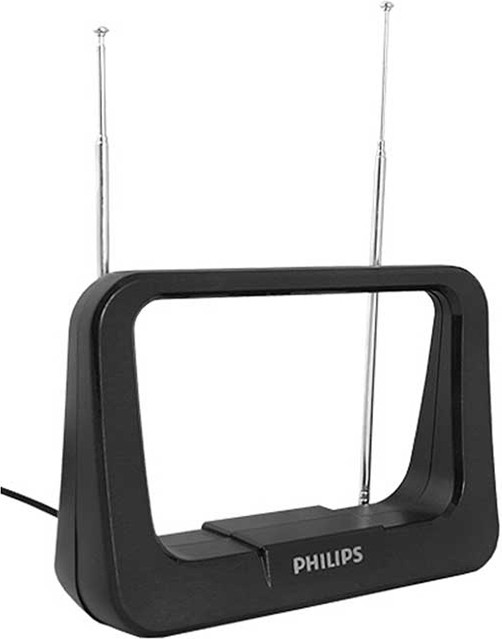 PHILIPS Ψηφιακή κεραία τηλεόρασης SDV1226/12, HDTV DVB-T/T2, 28dB, 4K
