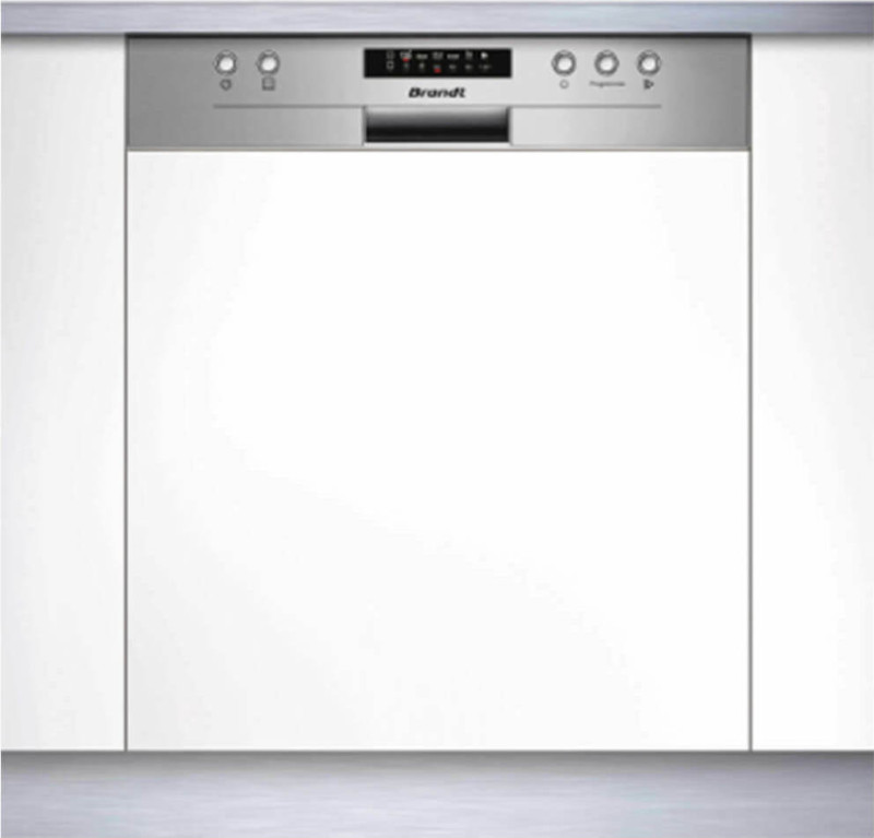 Brandt Εντοιχιζόμενο Πλυντήριο Πιάτων BDB325LX για 13 Σερβίτσια Π60xY81.5εκ. Λευκό