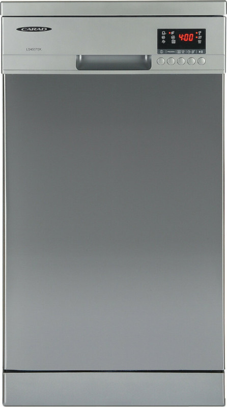 Carad LS45070X Ελεύθερο Πλυντήριο Πιάτων για 9 Σερβίτσια Π45xY84.5εκ. Inox