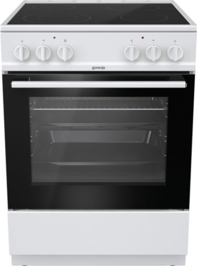 Κουζίνα 71lt με Εστίες Κεραμικές Gorenje EC6141WC Εγγύηση 4 Έτη