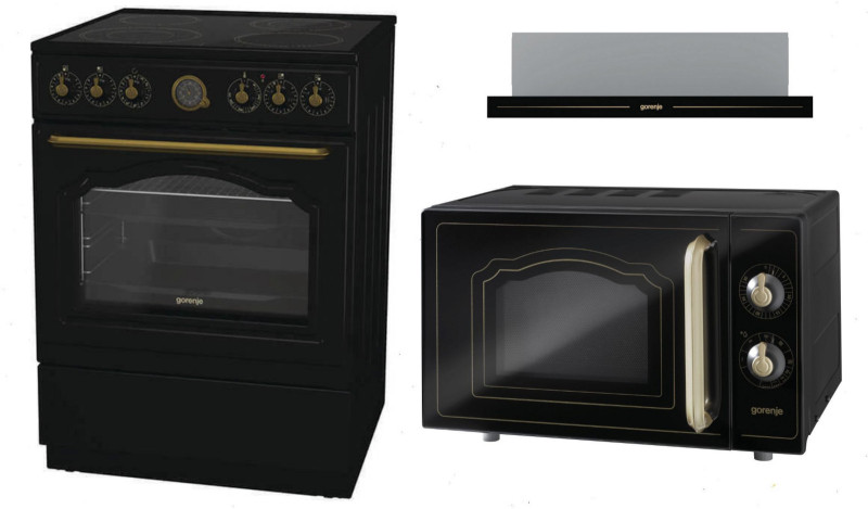 Gorenje Εντοιχιζόμενο Σετ Οικιακών Συσκευών ECS6250CLB + BHP62CLB + MO4250CLB Εγγύηση 4 'Ετη
