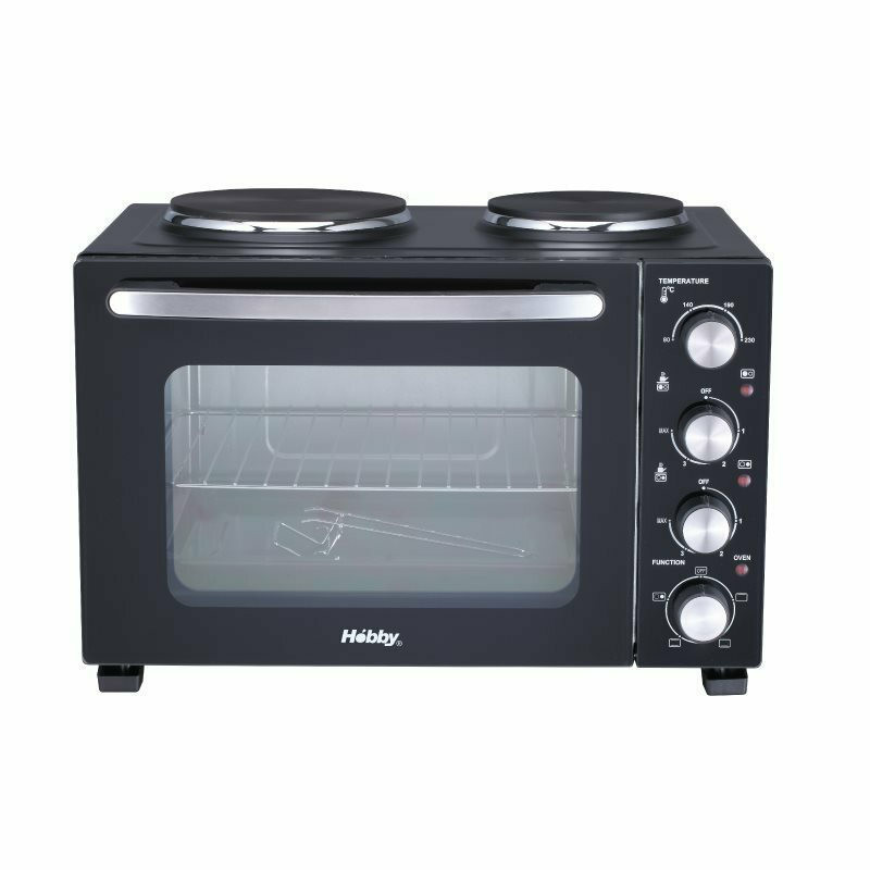 Hobby HEO-40370 Ηλεκτρικό Φουρνάκι 35lt με 2 Εστίες