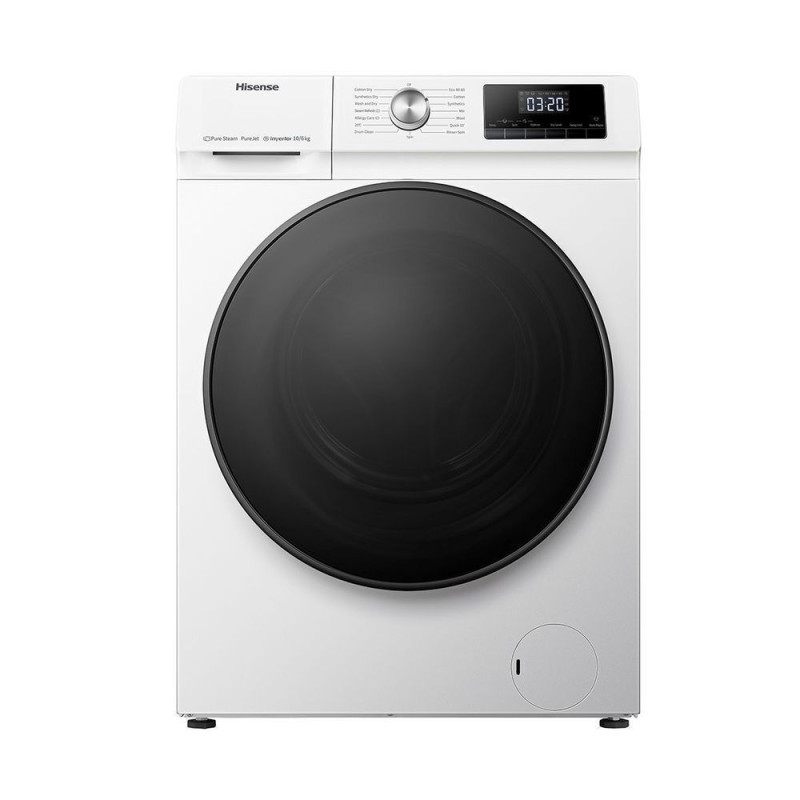 Hisense WDQA1014 EVJM Πλυντήριο-Στεγνωτήριο Ρούχων 10kg/6kg Ατμού 1400 Στροφές 