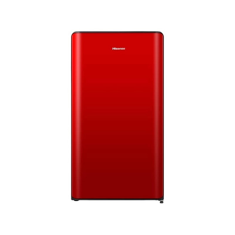 Hisense RR106D4CRF Μονόπορτο Ψυγείο 82lt Υ86.7xΠ48xΒ45.1εκ. Κόκκινο