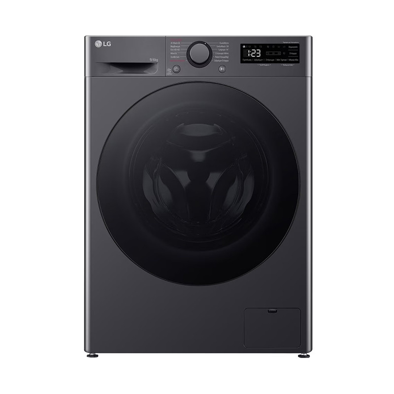 LG D4R5009TSMB Πλυντήριο-Στεγνωτήριο Ρούχων 9kg/6kg Ατμού 1400 Στροφές