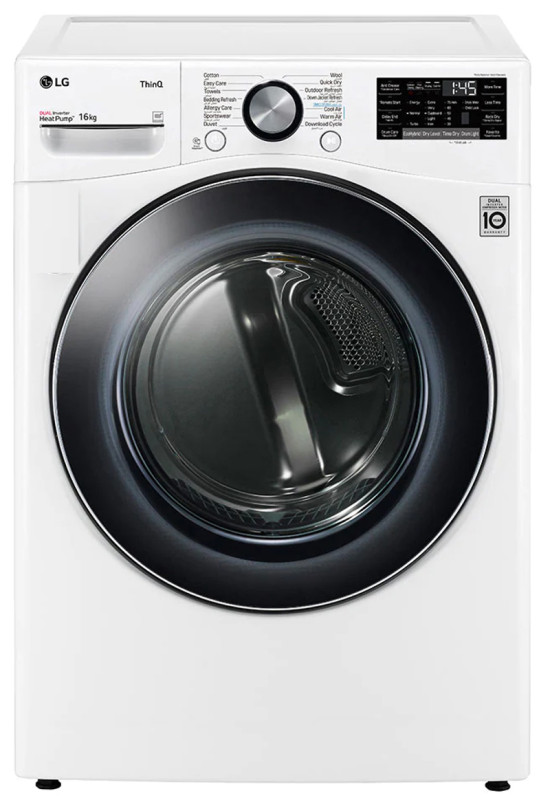 LG RH16U8AVCW Στεγνωτήριο 16kg A+++ με Αντλία Θερμότητας