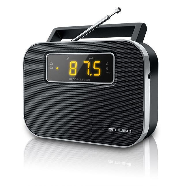 Muse M-081 R Επιτραπέζιο Ραδιόφωνο Ρεύματος / Μπαταρίας Μαύρο