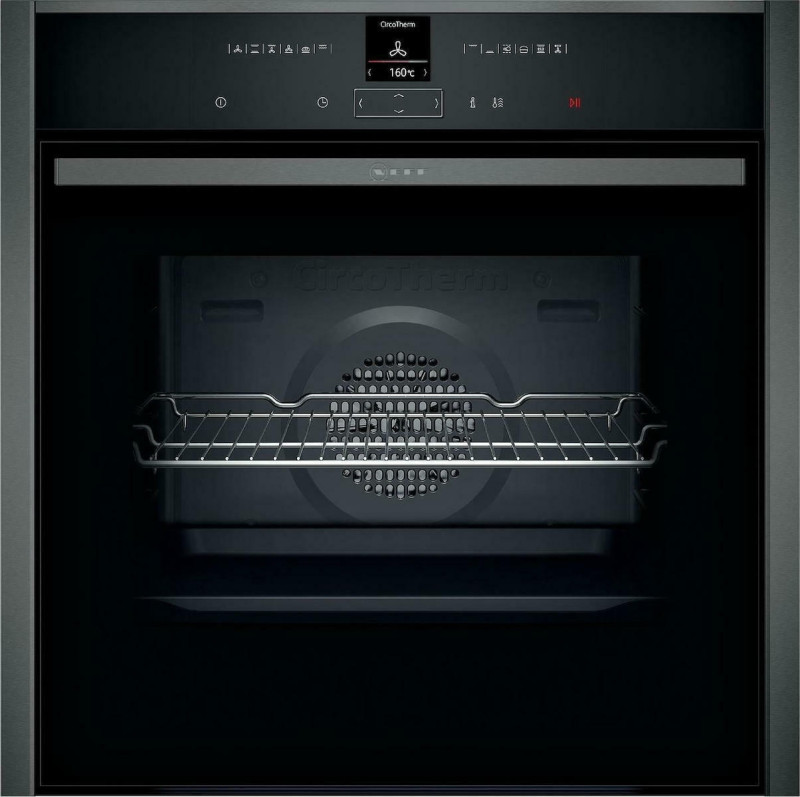 Neff B17CR22G0 Φούρνος άνω Πάγκου 71lt χωρίς Εστίες Π59.6εκ. Μαύρος